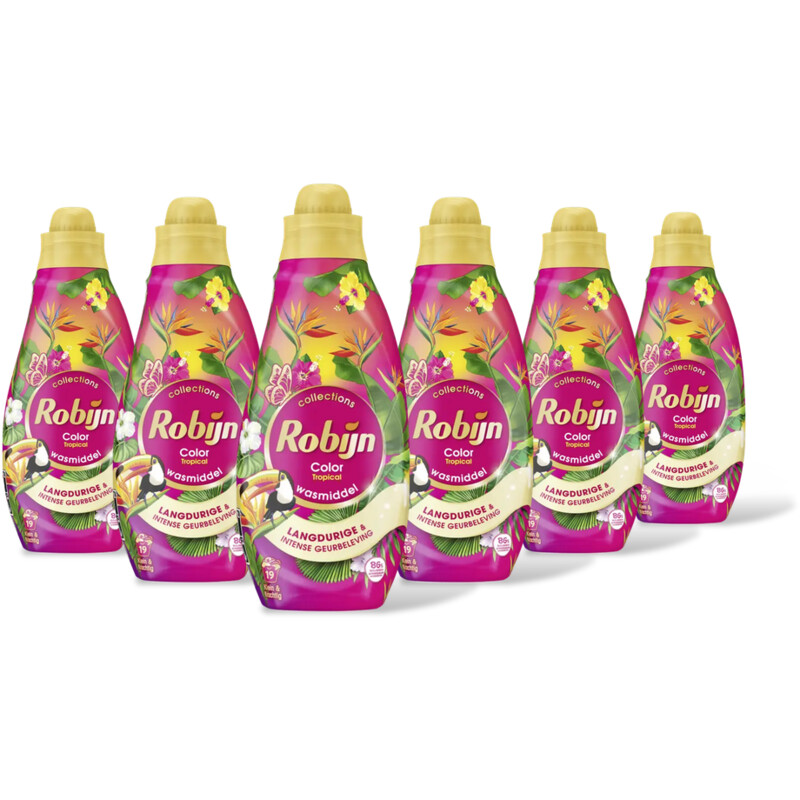 Robijn Color tropical wasmiddel 6-pack