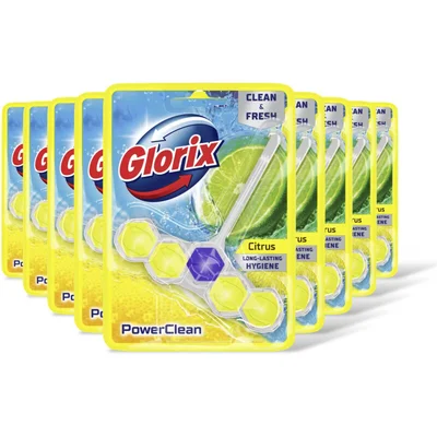 Glorix Power5 citrus wc-blok 9-pack