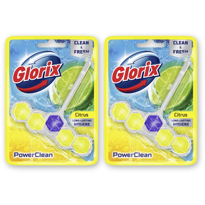 Glorix Power5 citrus wc-blok 2-pack
