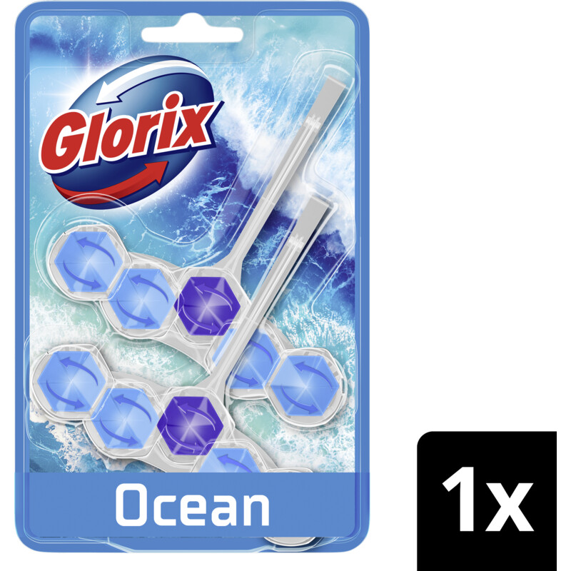 Glorix Power5 ocean duo pack wc-blok 2-pack