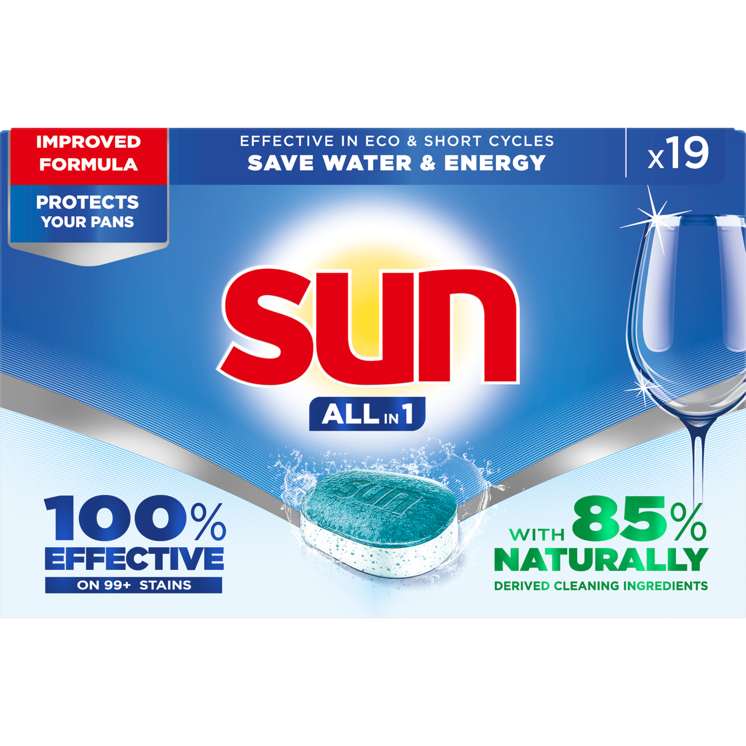 Sun All-in-one normaal vaatwastabletten