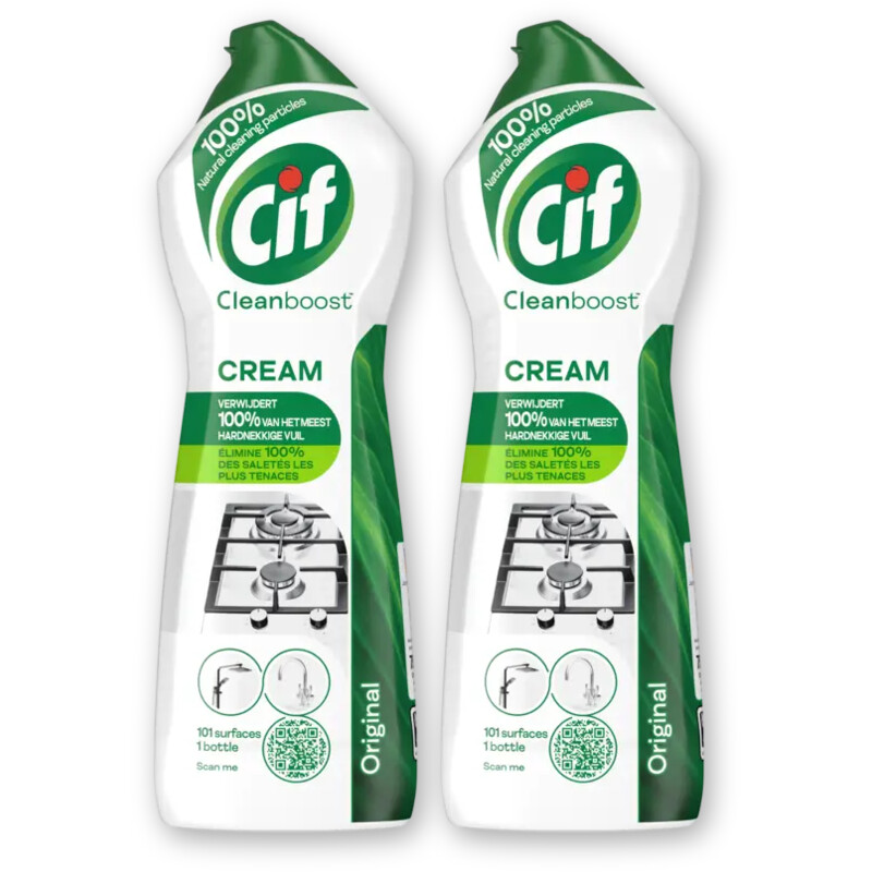 Cif Schuurmiddel original cream 2-pack
