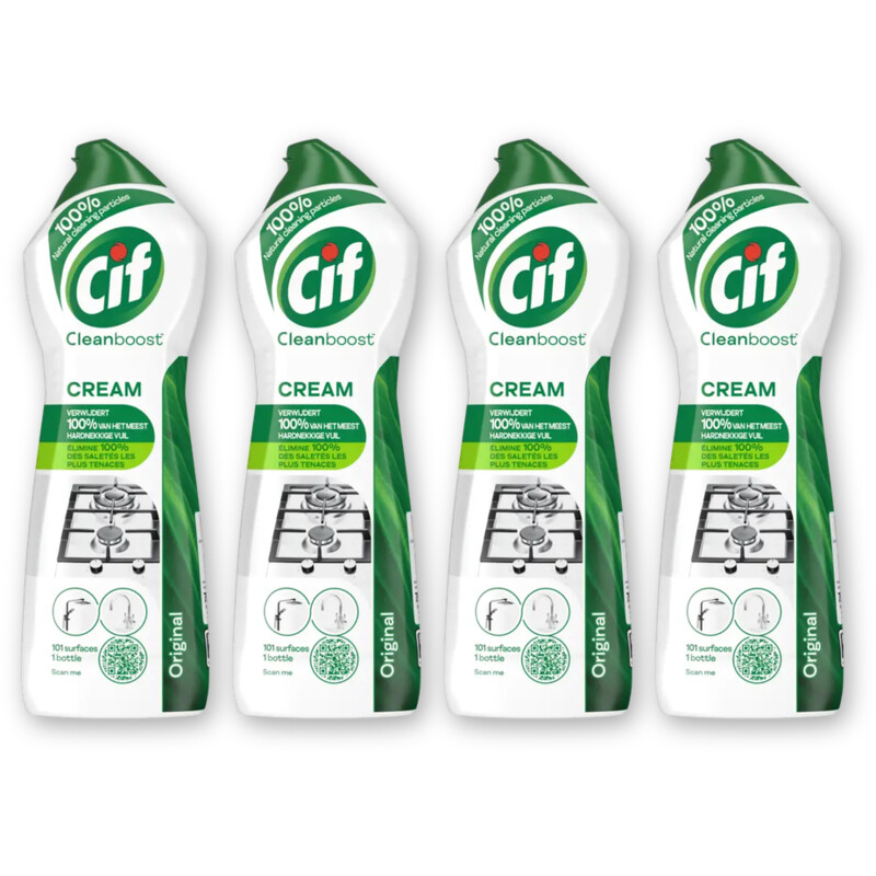Cif Schuurmiddel original cream 4-pack