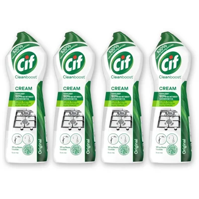 Cif Schuurmiddel original cream 4-pack