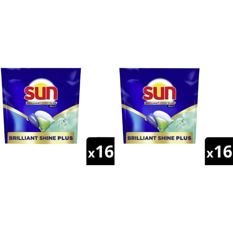 Sun Brilliant Shine Vaatwascapsules 2-pack