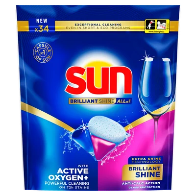 Sun Brilliant shine plus vaatwascaps 2-pack
