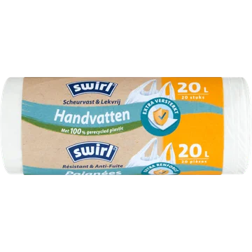 Swirl Vuilniszakken met fixeerband 20 liter