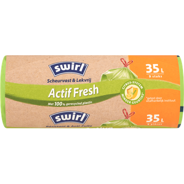 Swirl Vuilniszakken met actifresh 35 liter