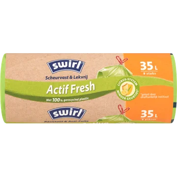 Swirl Vuilniszakken met actifresh 35 liter