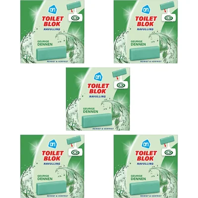 AH Toiletblok dennen navulling 5-pack