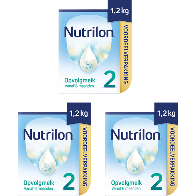 Nutrilon 2 opvolgmelk vvp 6m+ 3-pack