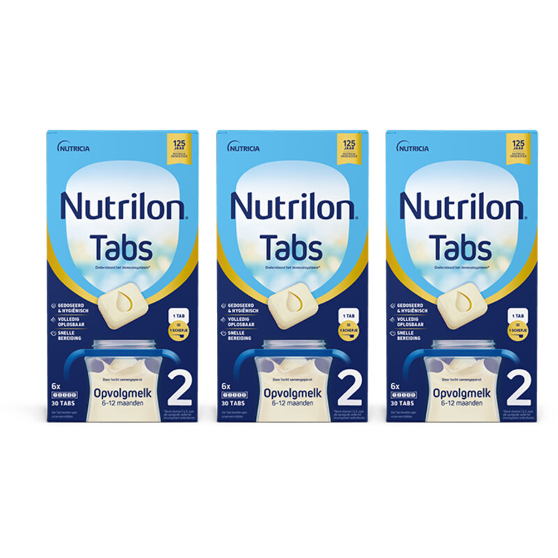 Nutrilon tabs 2 Opvolgmelk 6m+ 3-pack