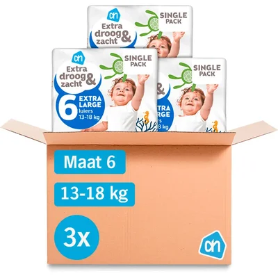 AH EDEZ open luiers maat 6 3-pack