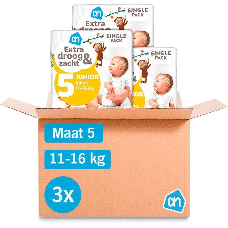 AH EDEZ open luiers maat 5 3-pack