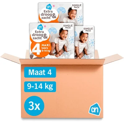 AH EDEZ open luiers maat 4 3-pack
