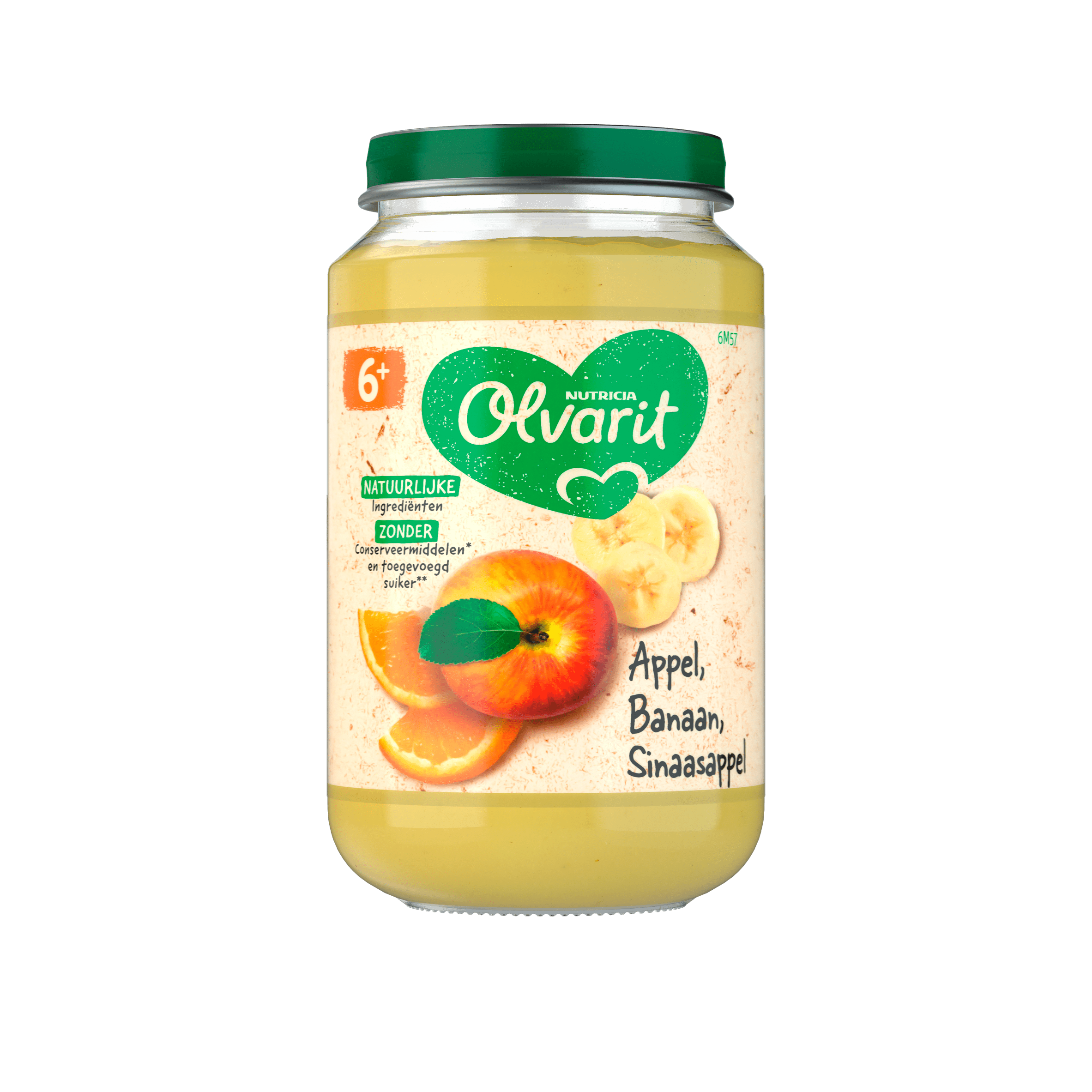 Olvarit Appel banaan sinaasappel 6m+