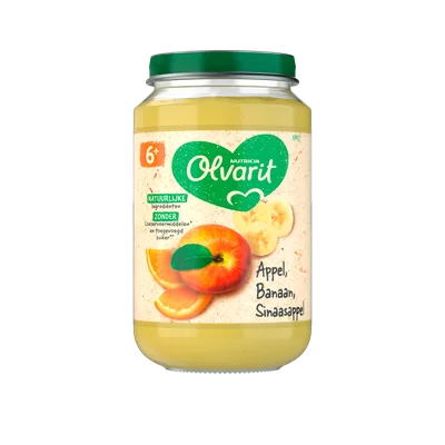 Olvarit Appel banaan sinaasappel 6m+