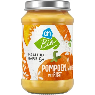 AH Biologisch Maaltijdhapje pompoen wortel 8m+