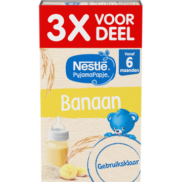 Nestlé Pyjamapapje banaan 6m+ 3x voordeel