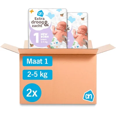 AH EDEZ open luiers maat 1 newborn 2-pack