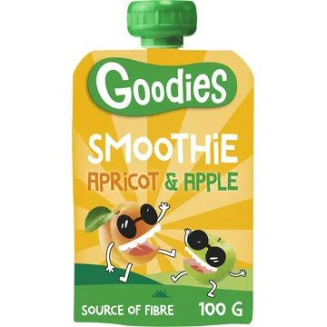 Goodies Knijpfruit smoothie apricot & apple