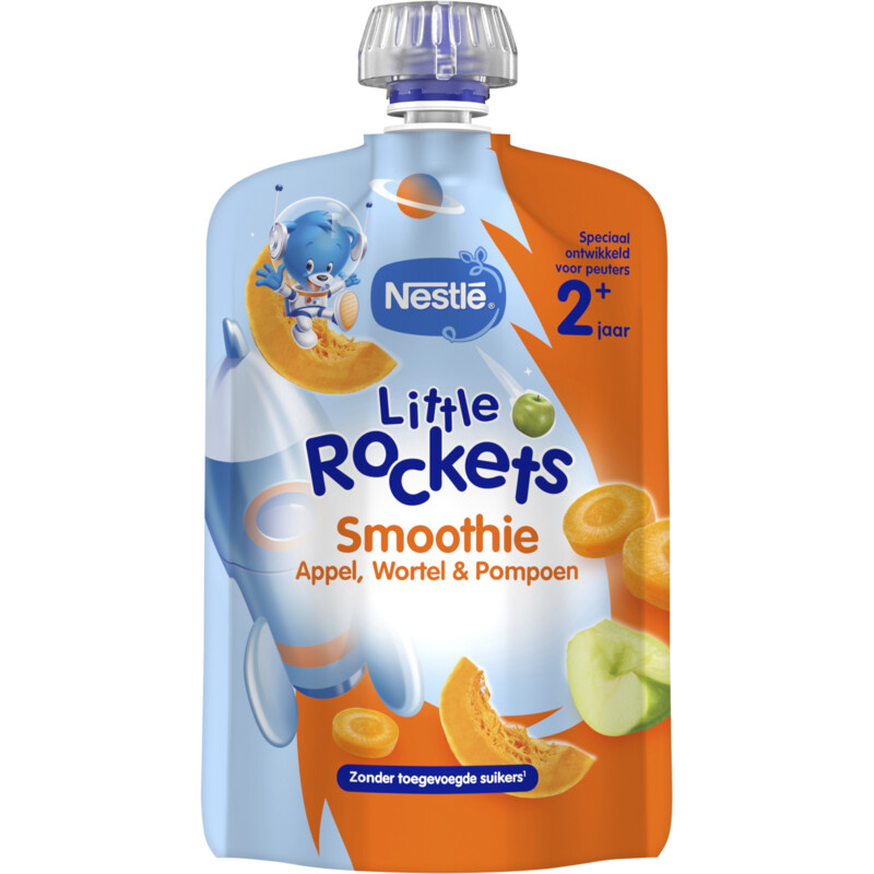 Nestlé Little Rockets Knijpfruit pompoen 2+