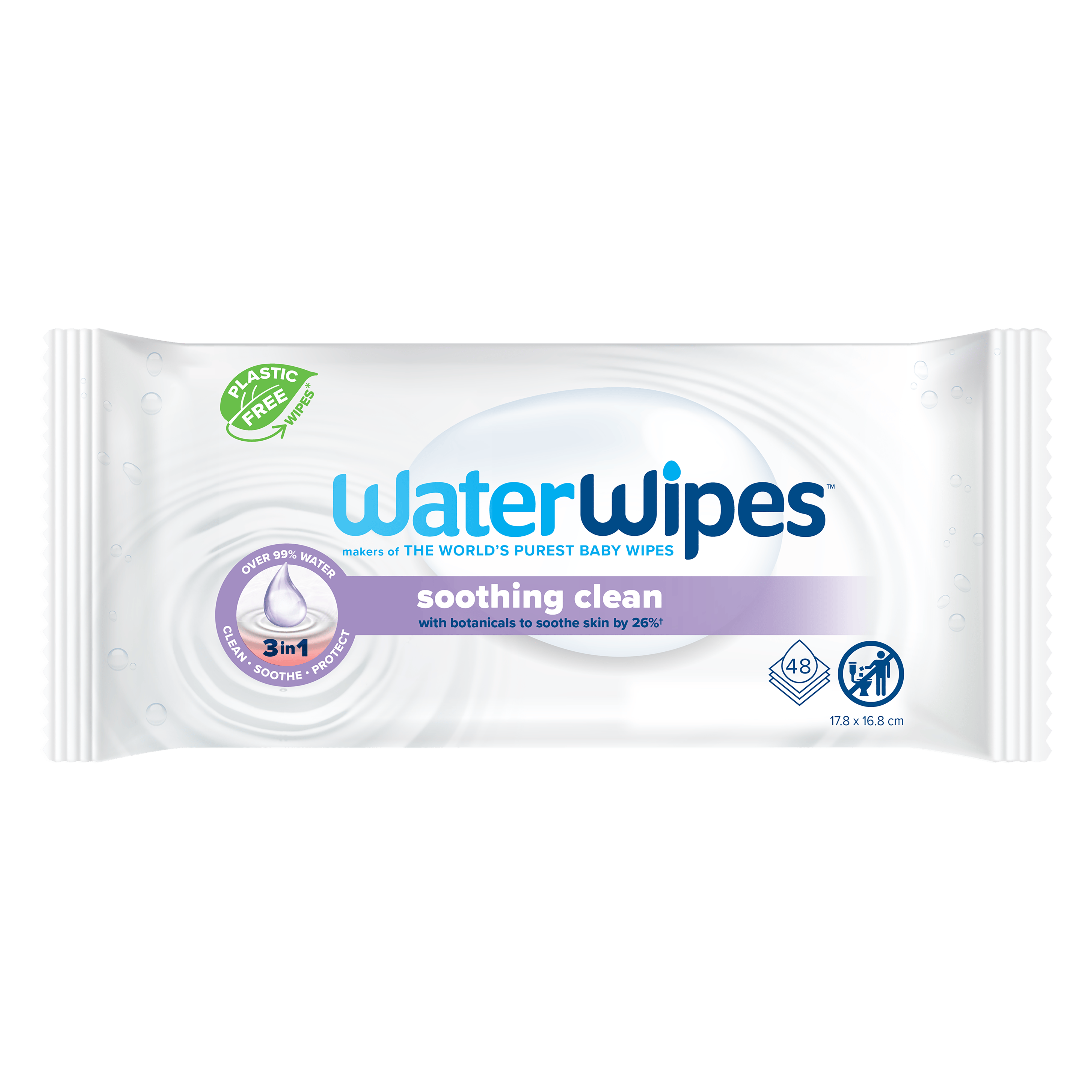 WaterWipes Soothing clean doekjes
