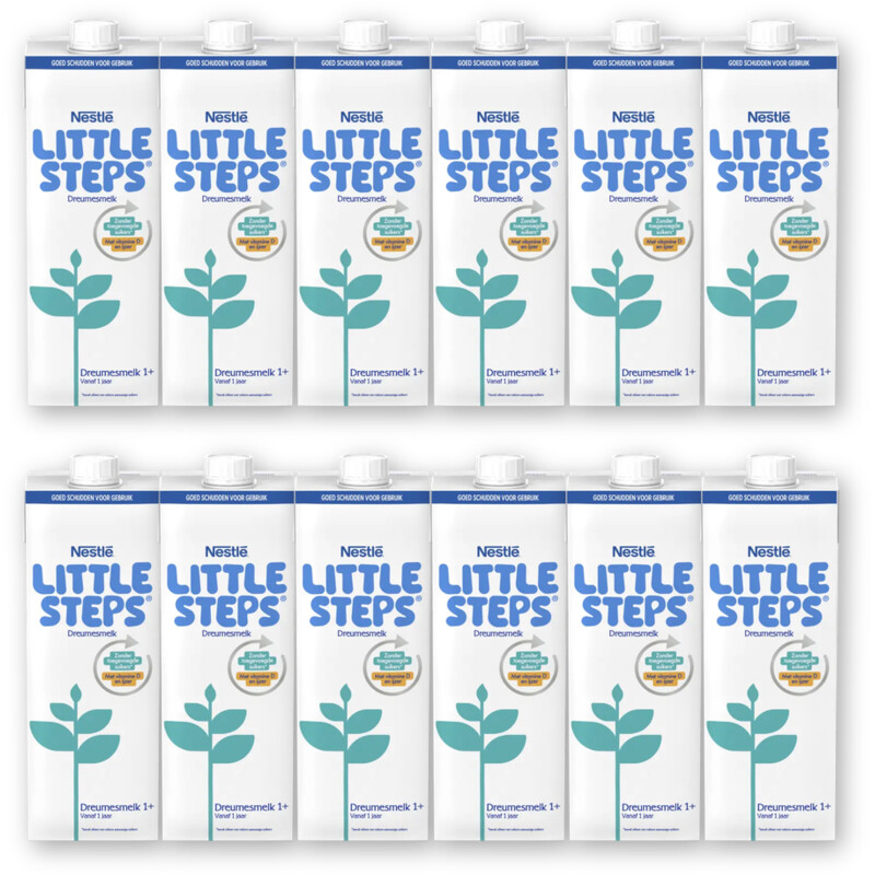 Nestlé Little Steps dreumesmelk 1 jaar+ 12-pack