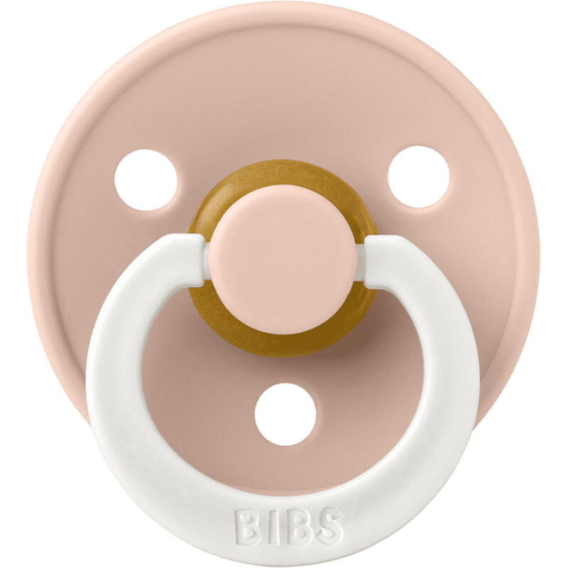 Bibs Glow in the dark fopspeen blush 2-pack