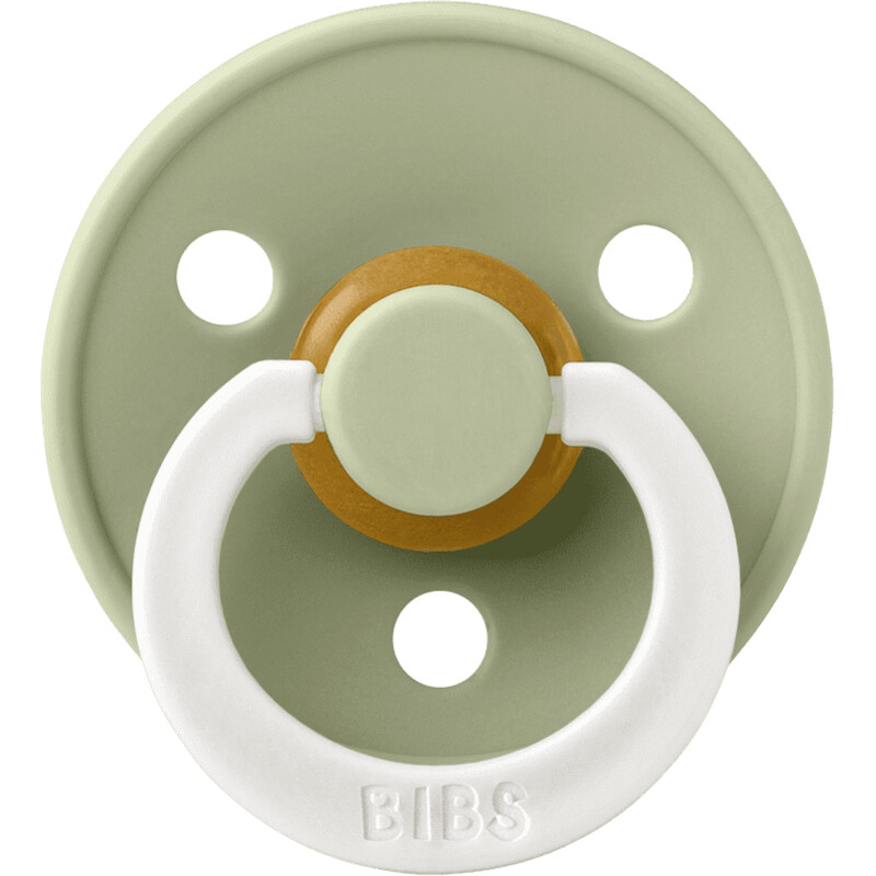 Bibs Glow in the dark fopspeen sage 2-pack