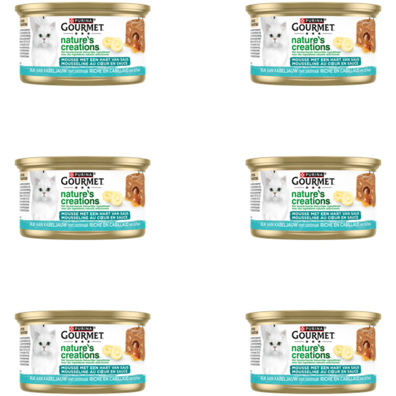 Gourmet Nature's creations kabeljauw 6-pack