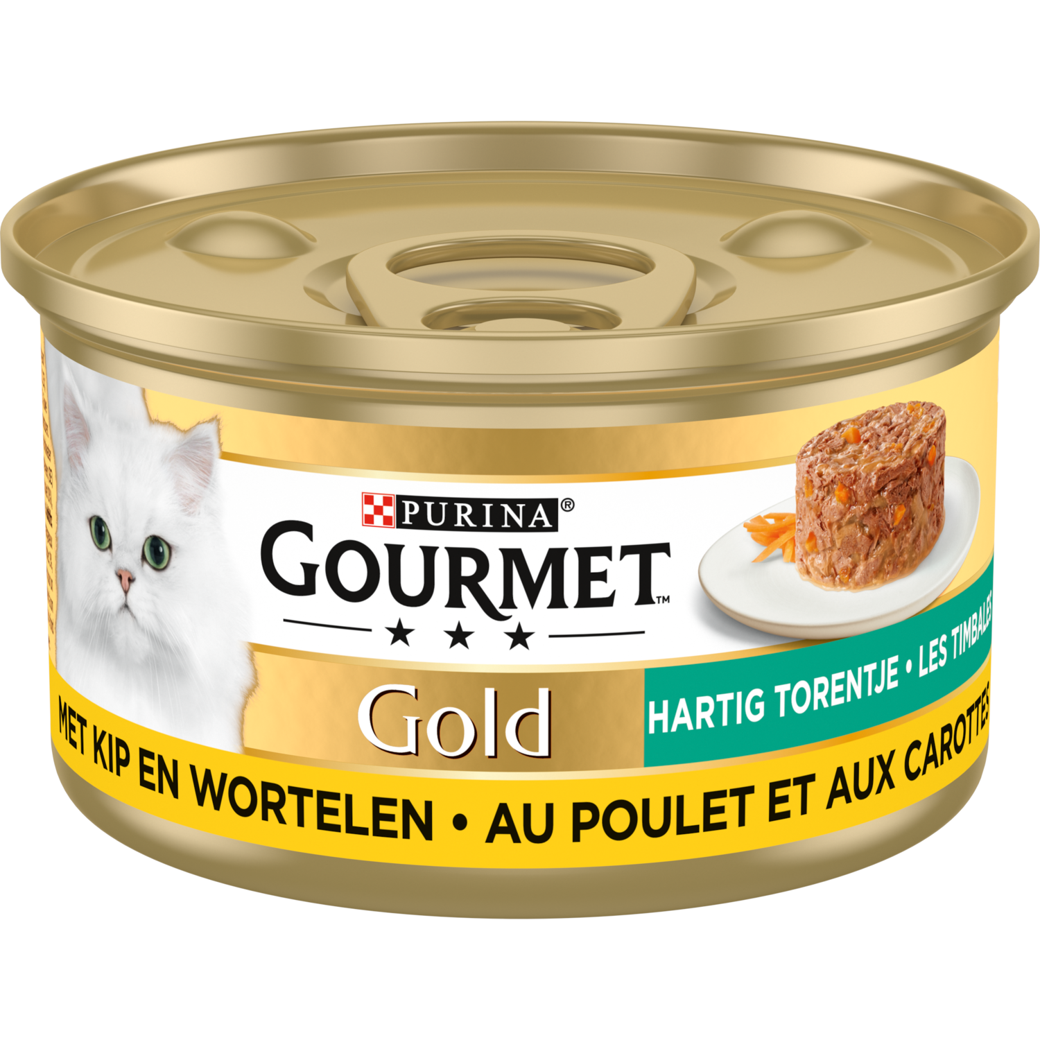 Gourmet Gold hartig torentje met kip & wortel
