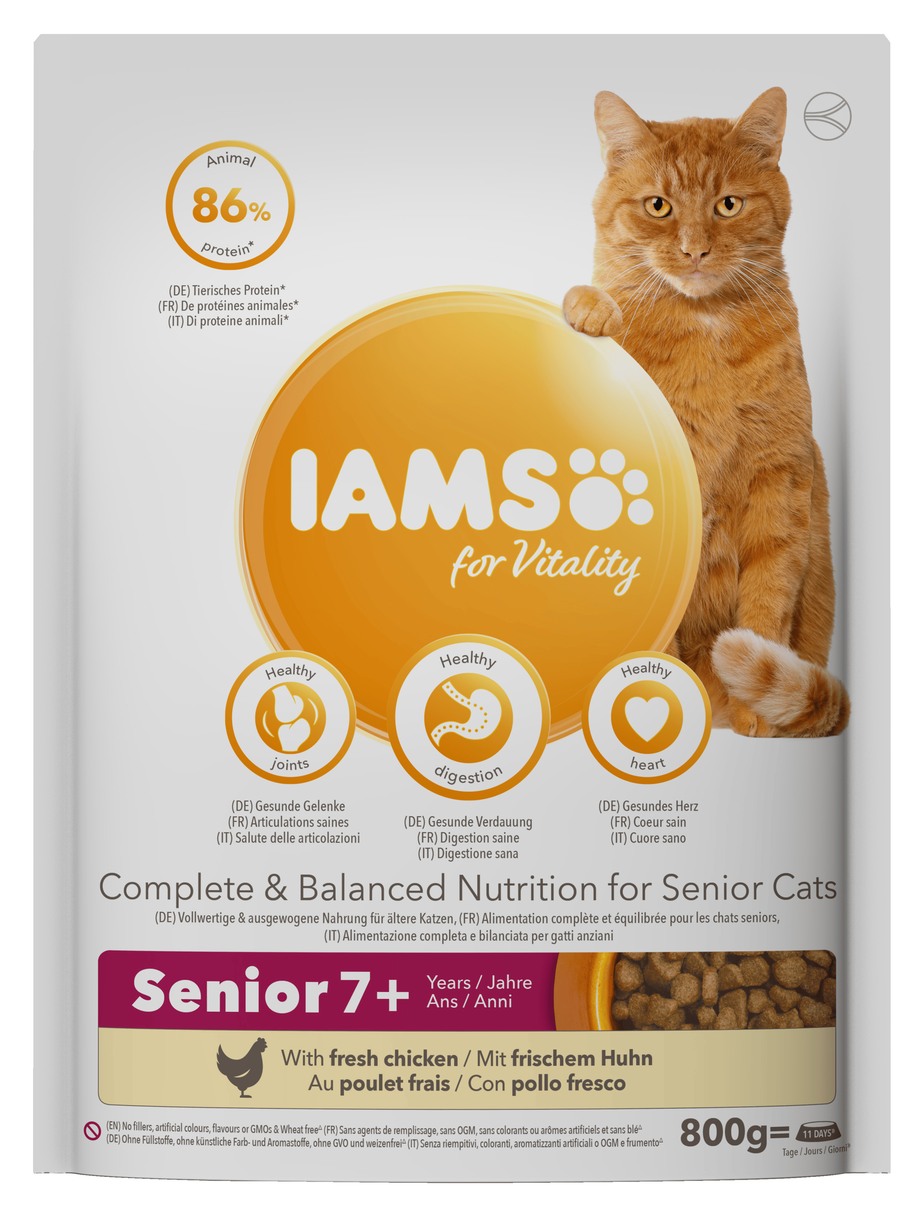 IAMS Vitality senior 7+ fresh chicken