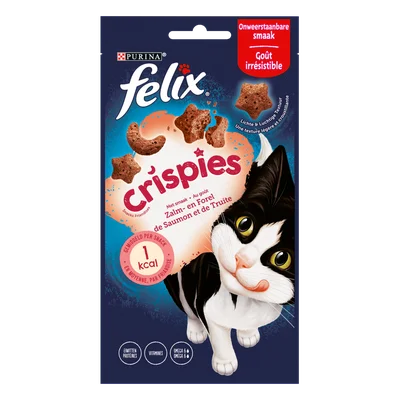 Felix Crispies zalm- & forelsmaak kattensnack