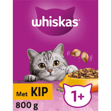 Whiskas 1+ Brokken met kip