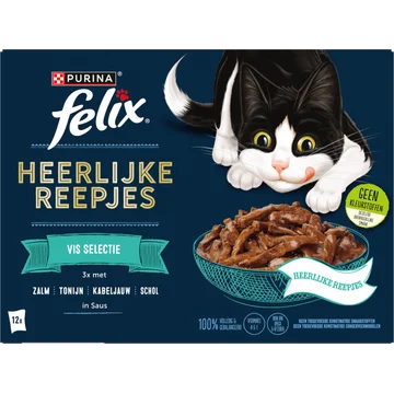 Felix Heerlijke reepjes vis selectie in saus