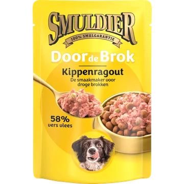 Smuldier Door de brok kippenragout