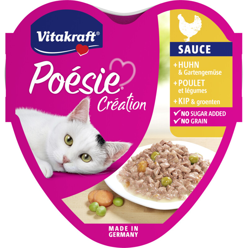 Vitakraft Poesie creation kip & groente in saus