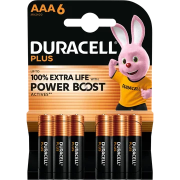 Duracell Plus AAA-alkaline batterijen MN2400