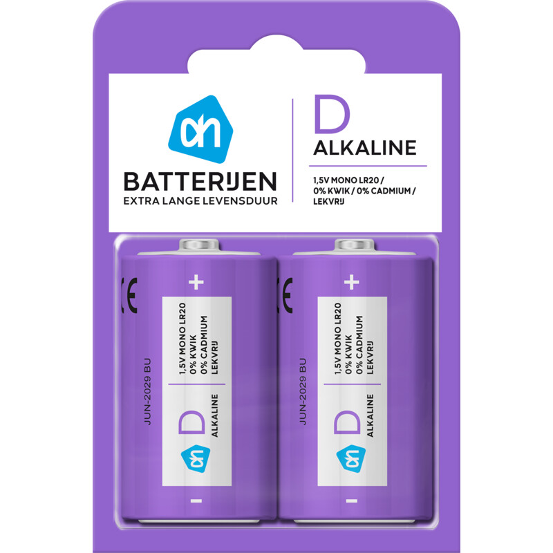 AH D alkaline batterijen