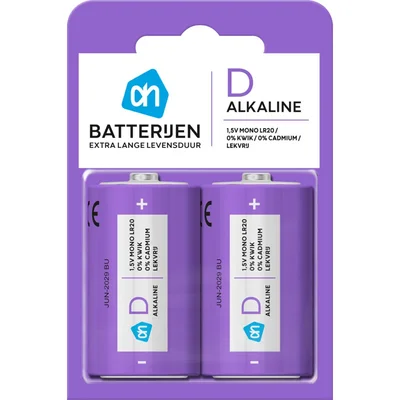 AH D alkaline batterijen