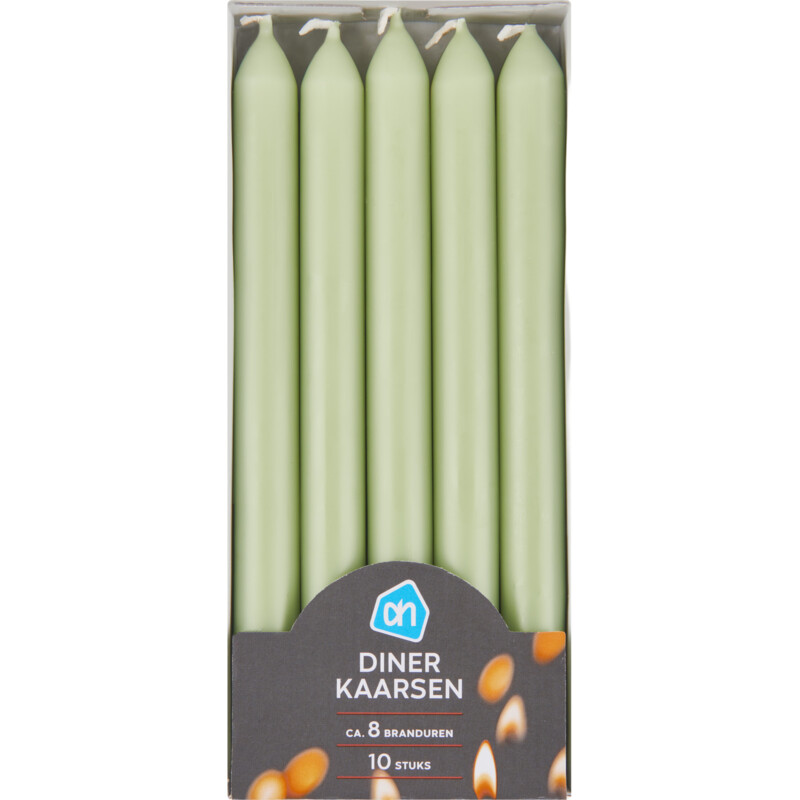 AH Dinerkaarsen groen 8 branduren