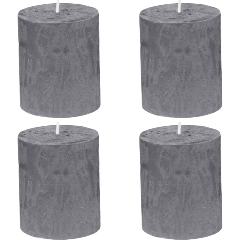 AH Rustiek 7x8cm antraciet 4-pack