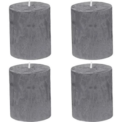 AH Rustiek 7x8cm antraciet 4-pack