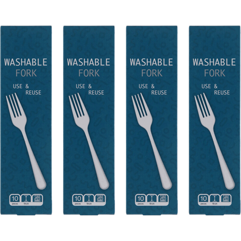 AH Vork herbruikbaar 4-pack