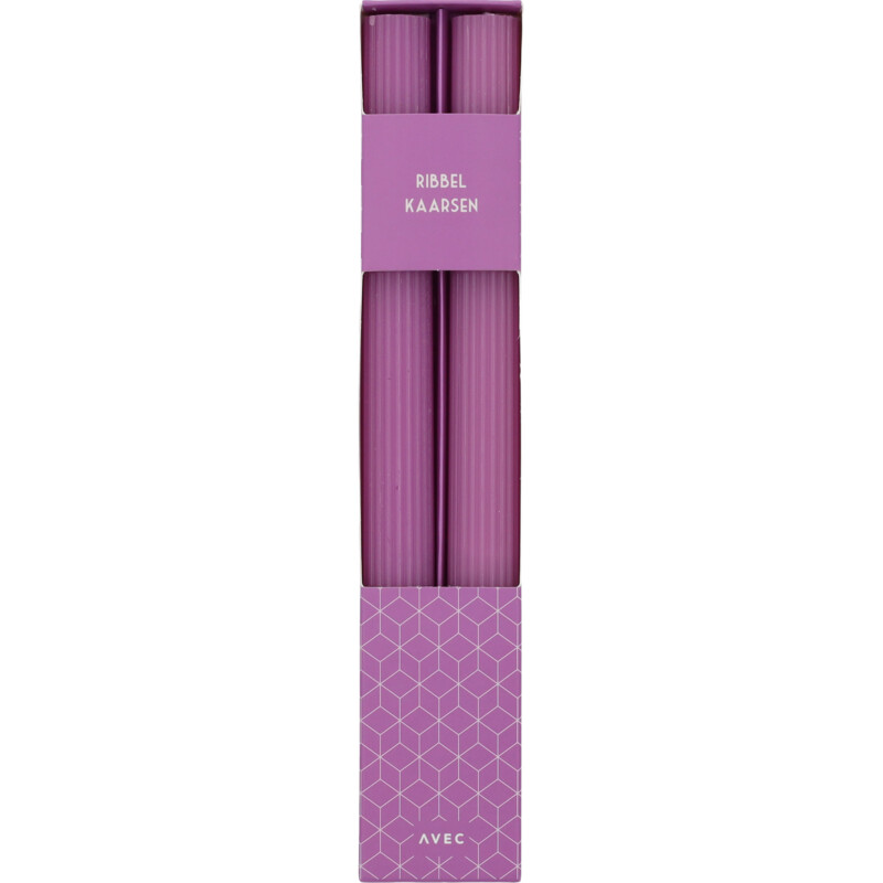 Avec Dinerkaars ribbel paars