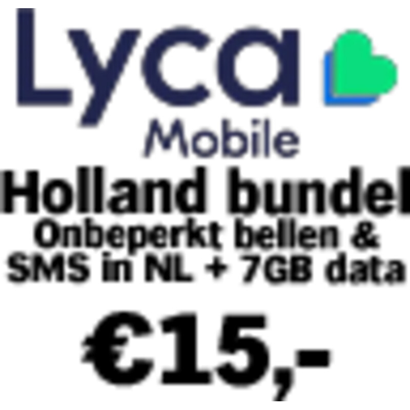 Lycamobile Holland bundel super simkaart