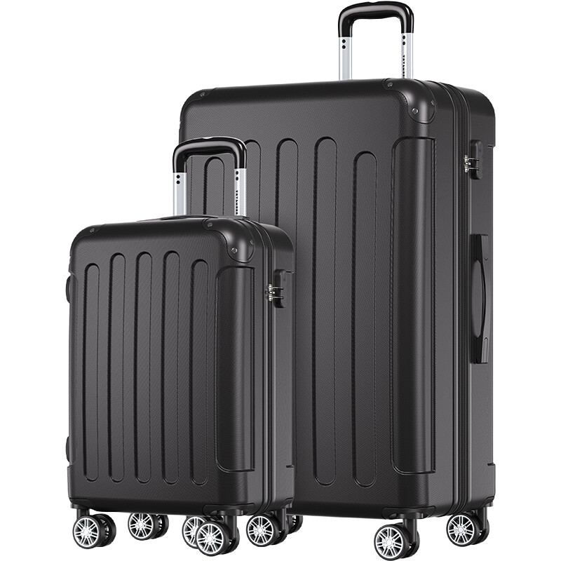 Lifegoods Suitcase set 20/28 - black (jd-2045)