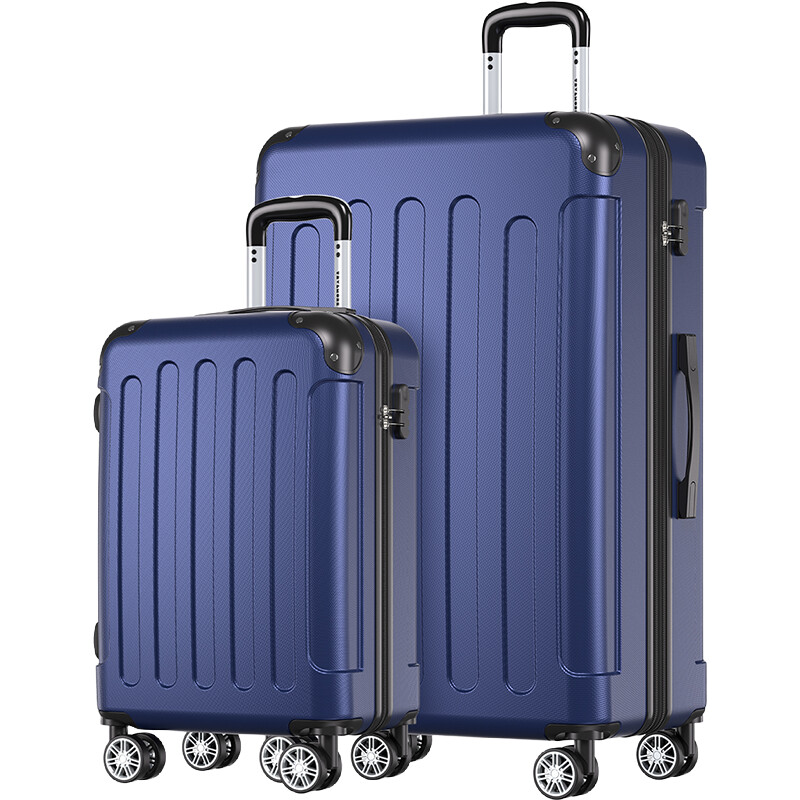 Lifegoods Suitcase set 20/28 - dark blue (jd-2045)