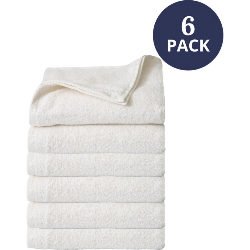 Ten Cate 3x 2-pack handdoeken 50 x 100cm wit